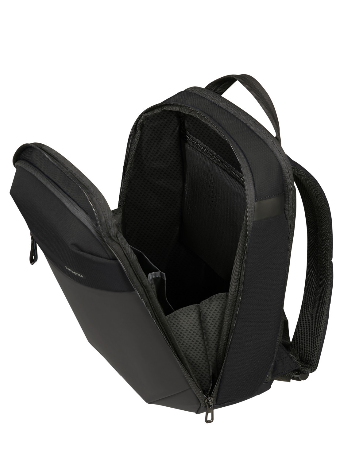 Samsonite Moderny laptoprugzak met 14,1 inch laptopvak - detail zwart