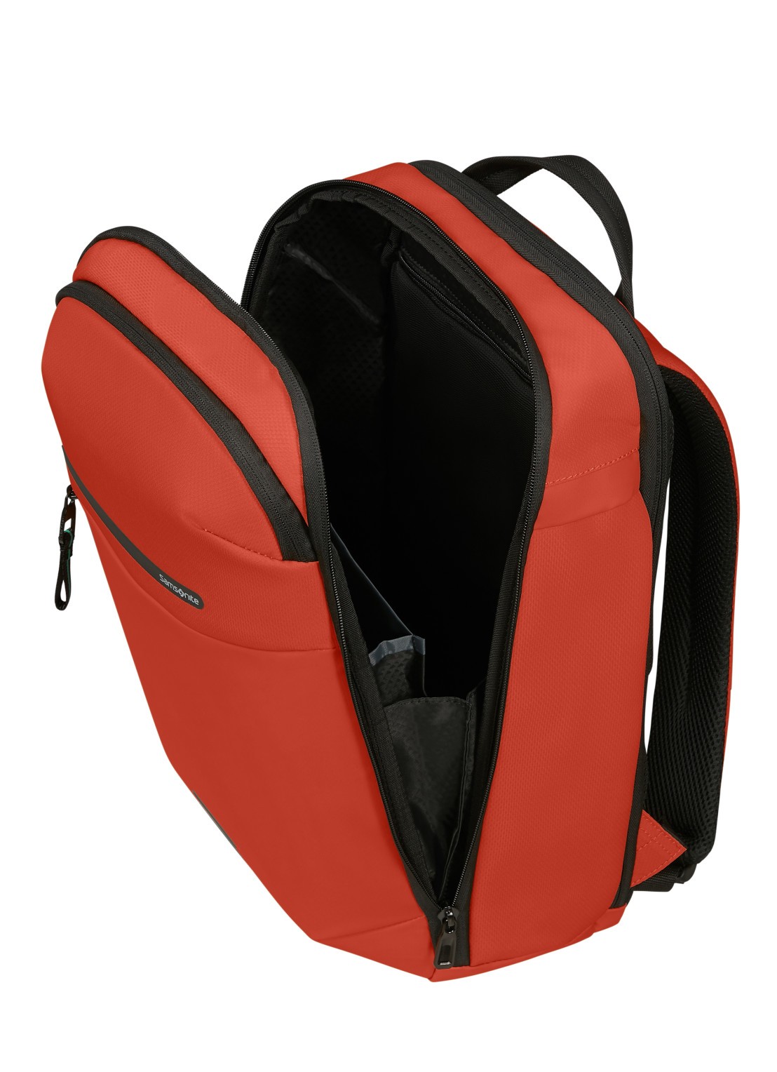 Samsonite Moderny laptoprugzak met 15,6 inch laptopvak - achterkant roodbruin