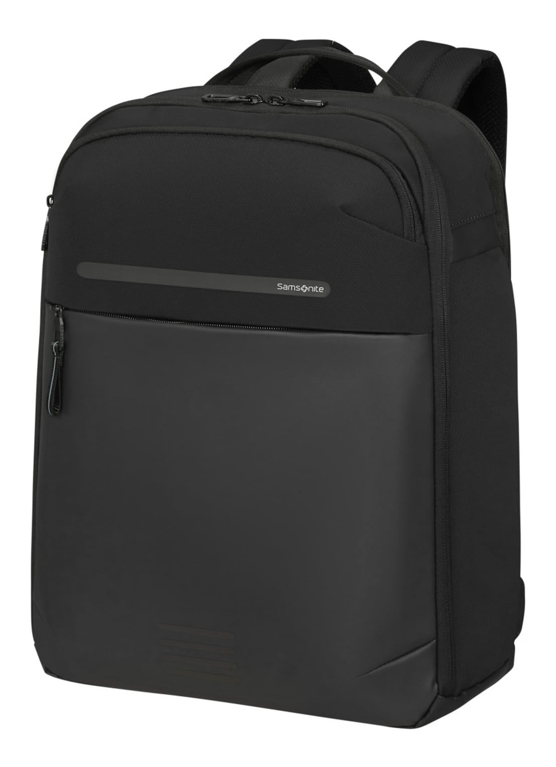 Samsonite Moderny laptoprugzak met 17,3 inch laptopvak - voorkant 2 zwart