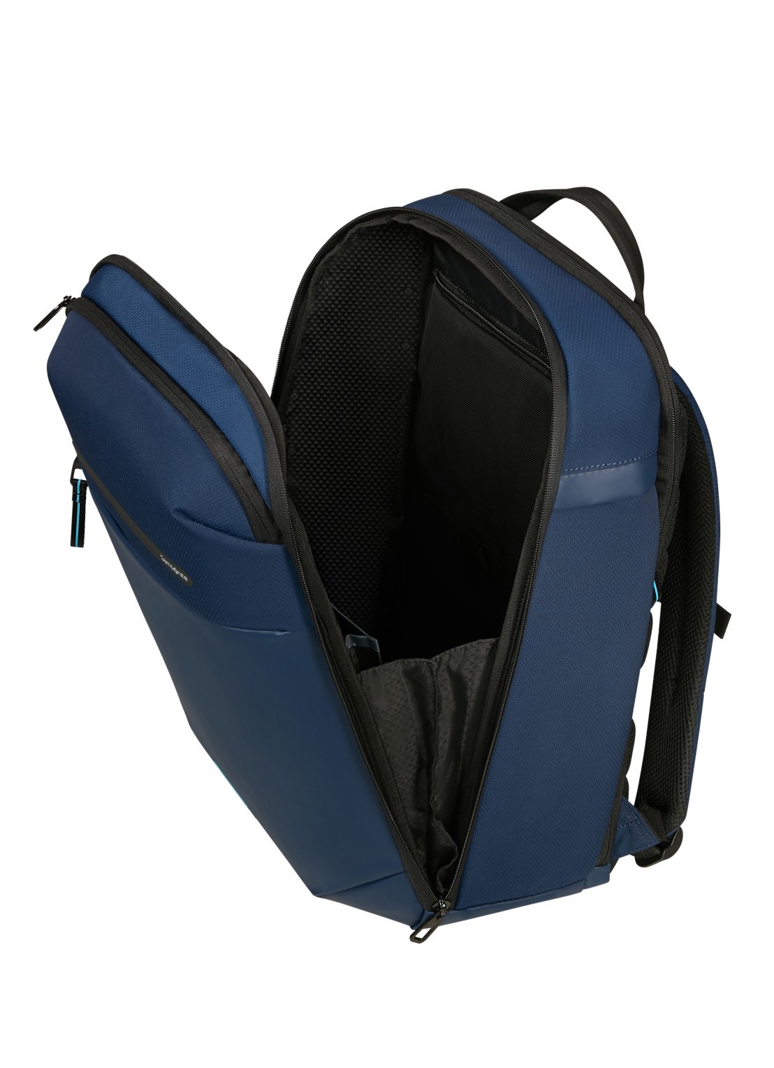 Samsonite Moderny laptoprugzak met 17,3 inch laptopvak - achterkant 3 blauw