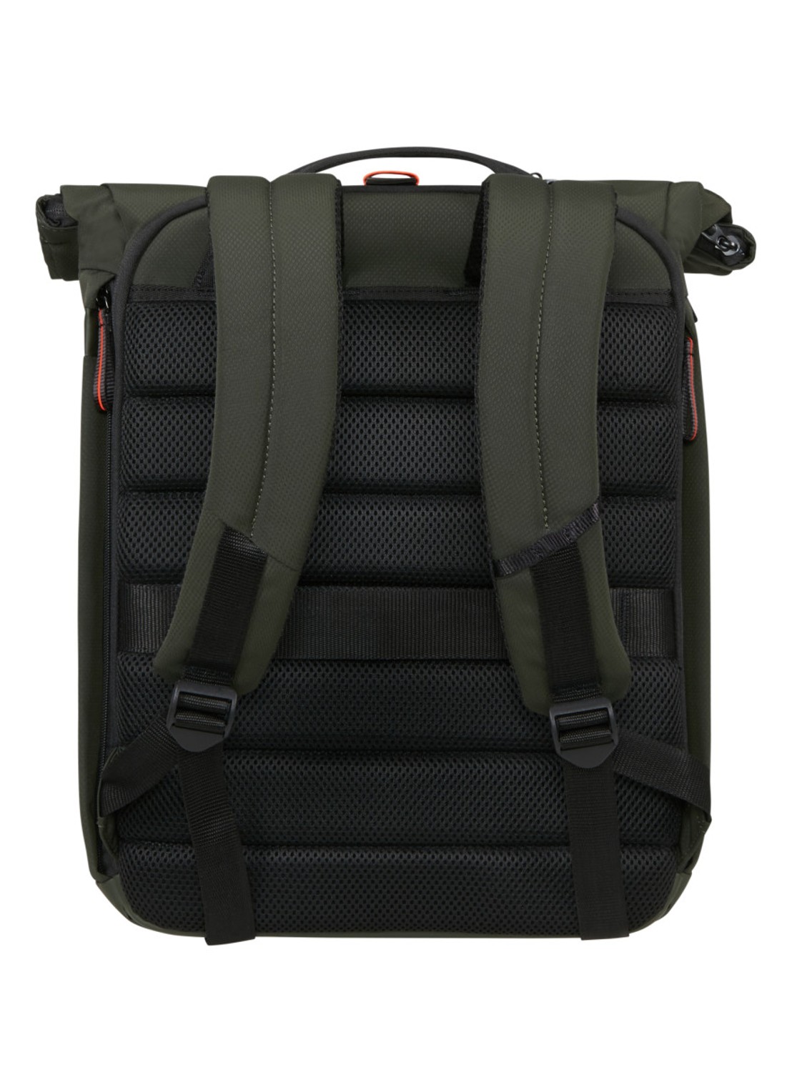 Samsonite Moderny rugzak met 15,6 inch laptopvak - detail legergroen