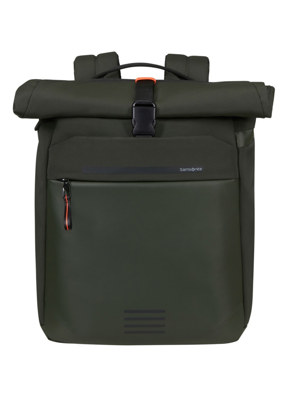 Samsonite Moderny rugzak met 15,6 inch laptopvak - voorkant 3 legergroen