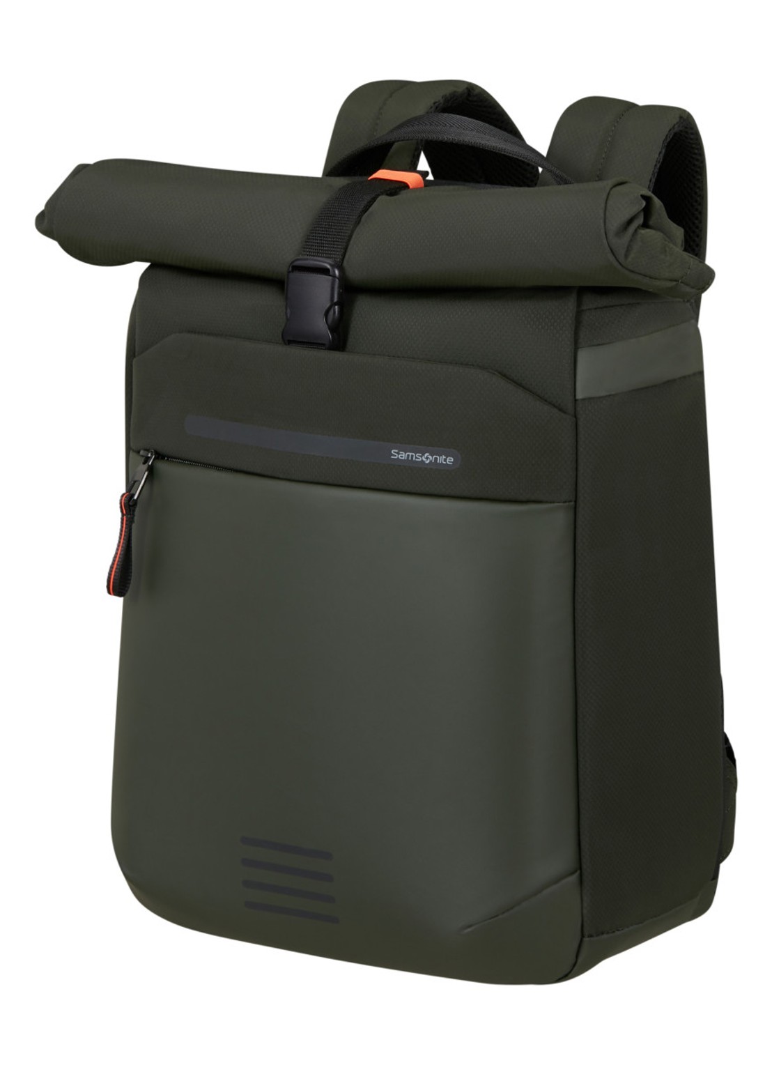 Samsonite Moderny rugzak met 15,6 inch laptopvak - voorkant 4 legergroen