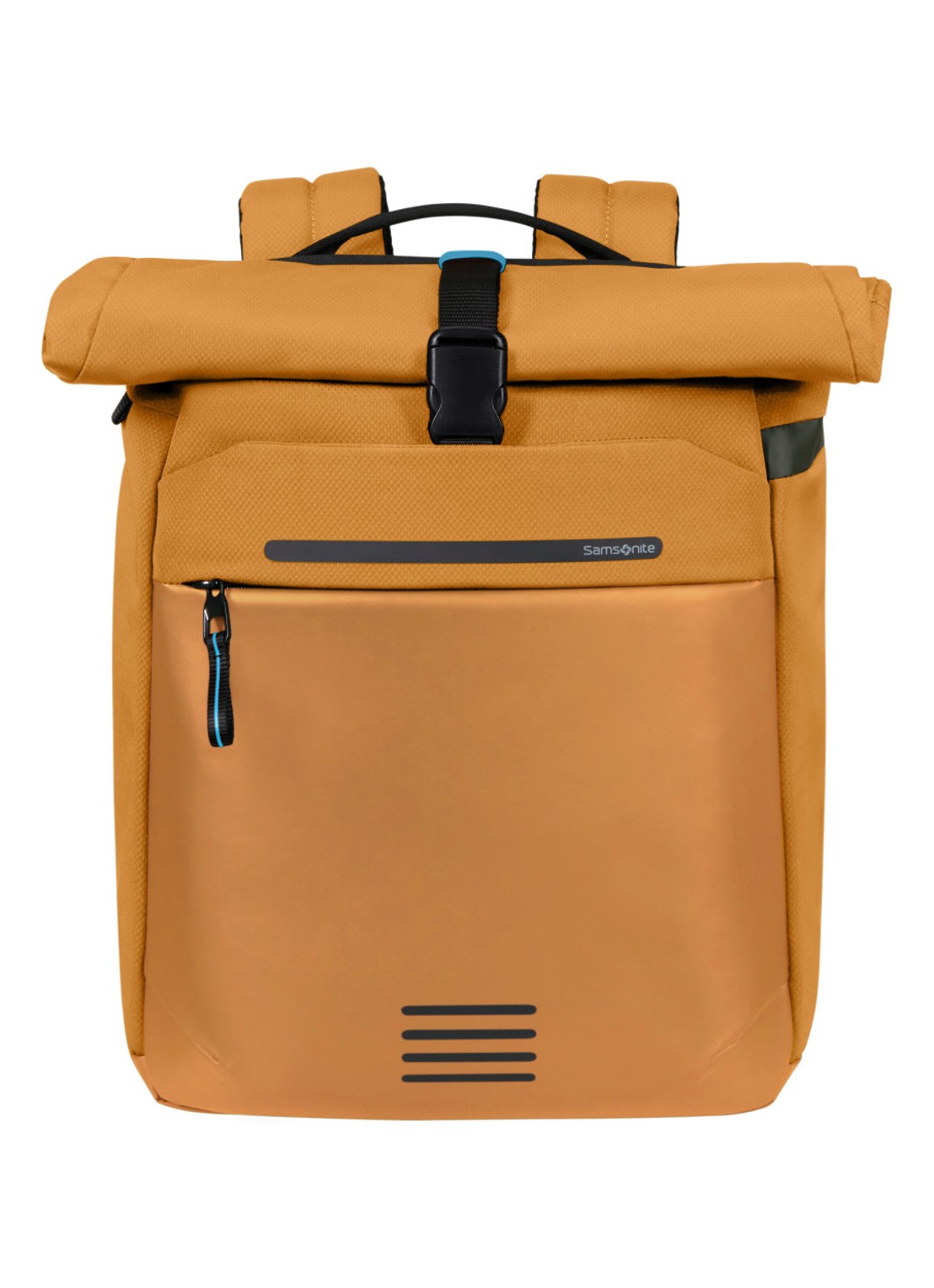 Samsonite Moderny rugzak met 15,6 inch laptopvak - voorkant mosterd