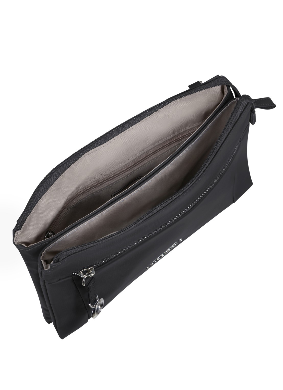 Samsonite Move Journey Mini schoudertas met logo - achterkant 4 zwart