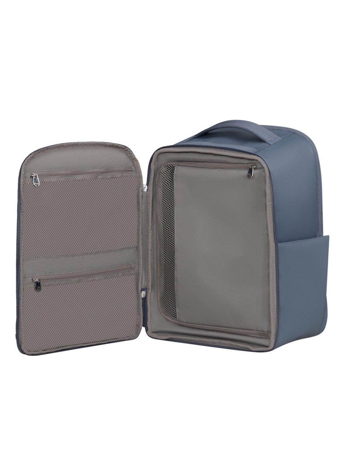 Samsonite Move Journey rugzak met 14 inch laptopvak - achterkant 4 staalblauw