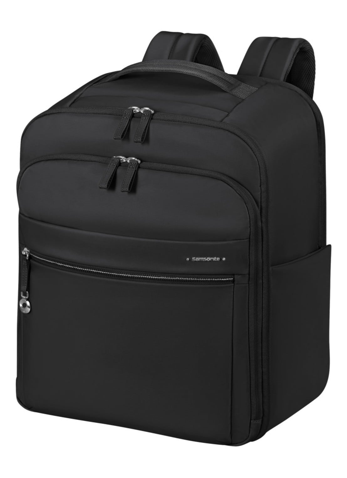 Samsonite Move Journey rugzak met logo - voorkant 2 zwart