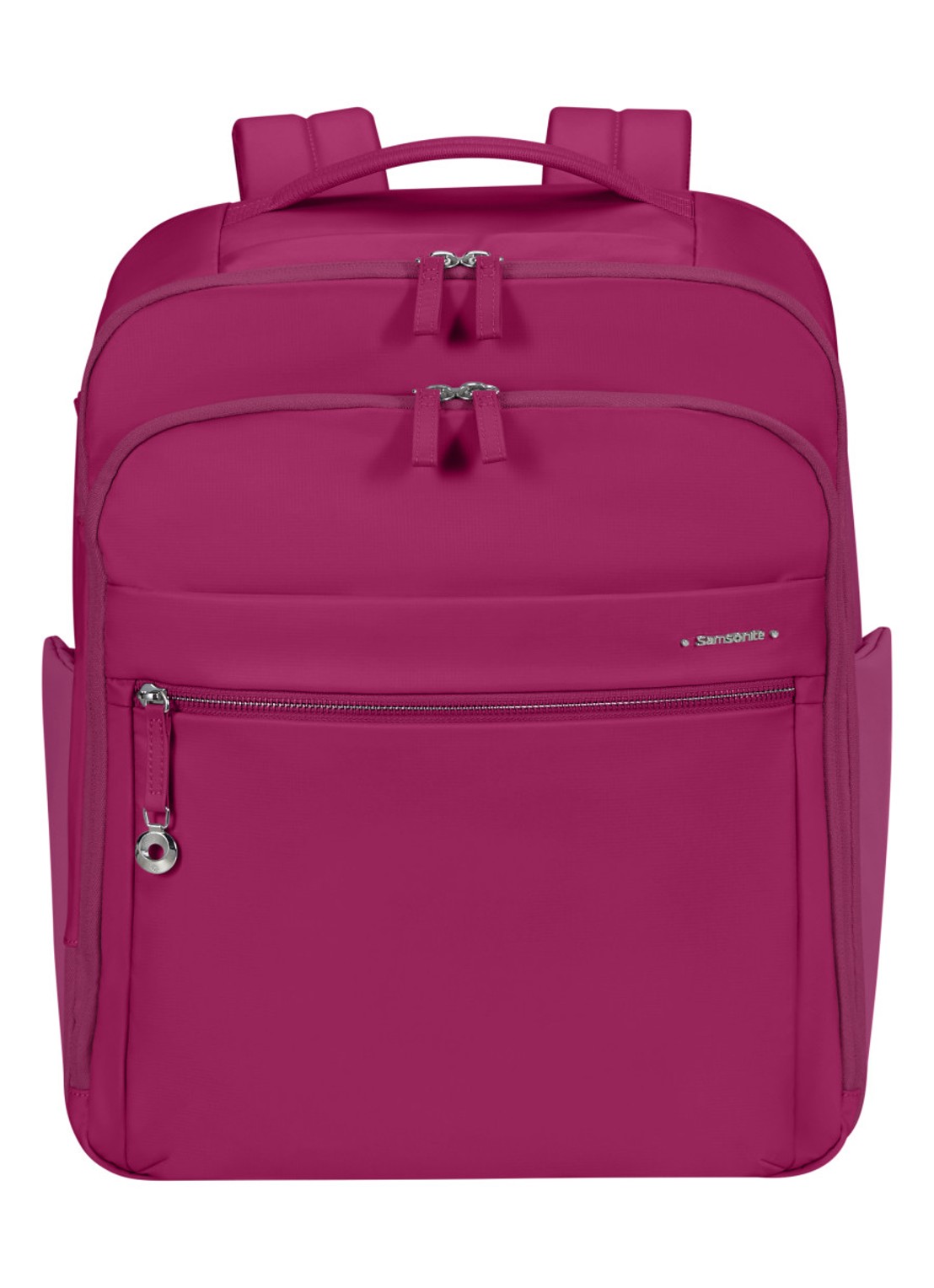 Samsonite Move Journey rugzak met logo - voorkant donkerroze