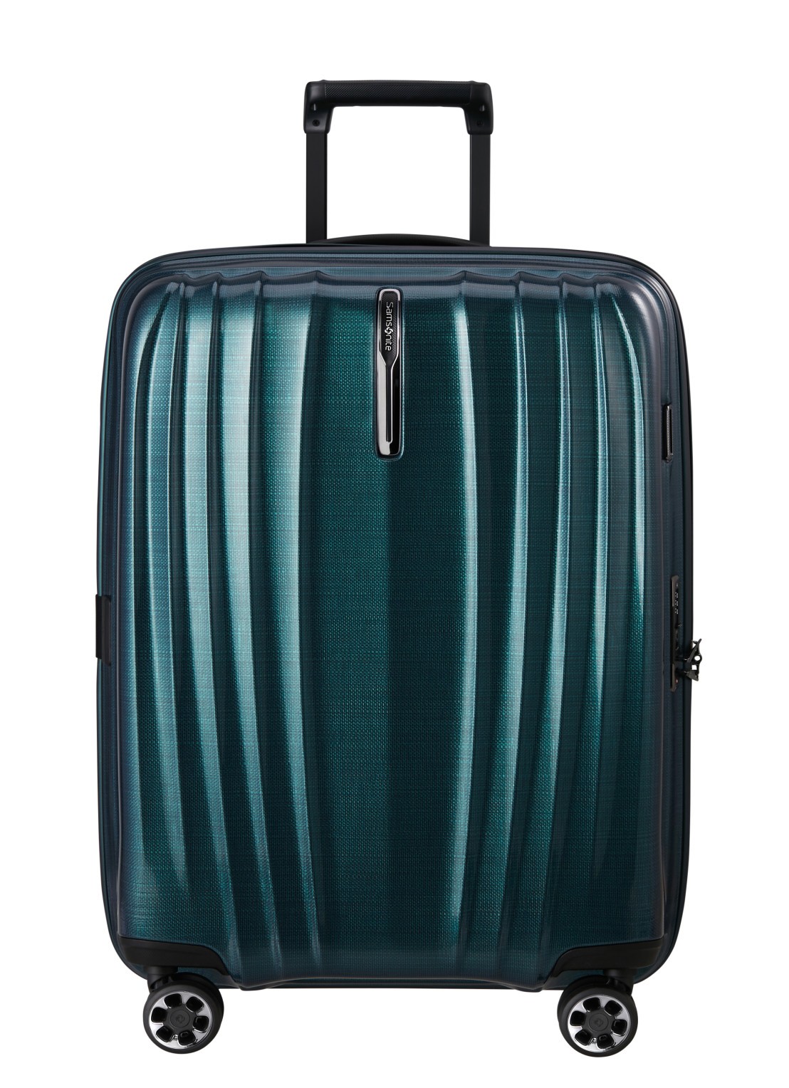 Samsonite Nexis vergrootbare spinner 70 cm - voorkant petrol