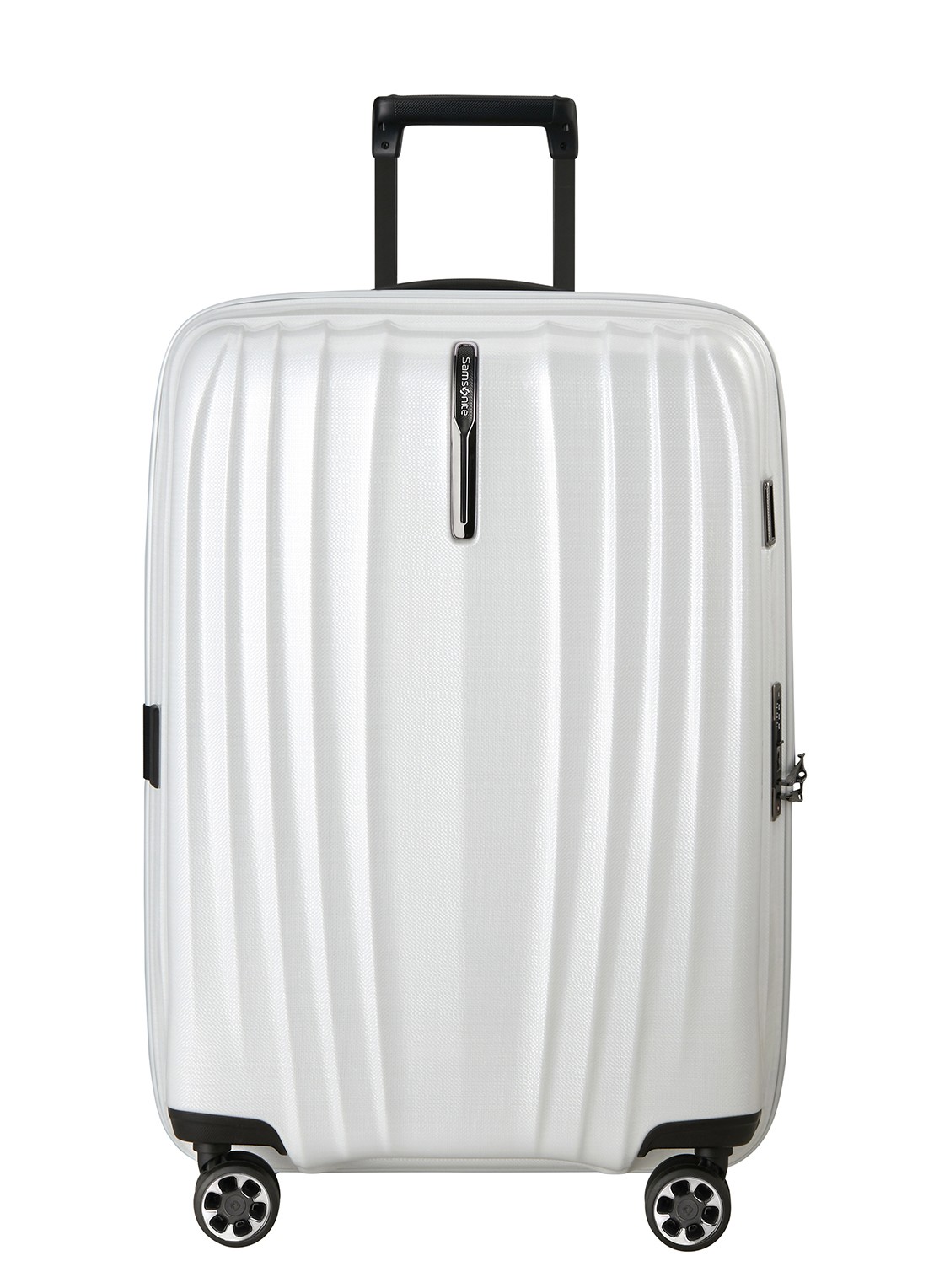 Samsonite Nexis vergrootbare spinner 70 cm - voorkant 5 gebroken wit