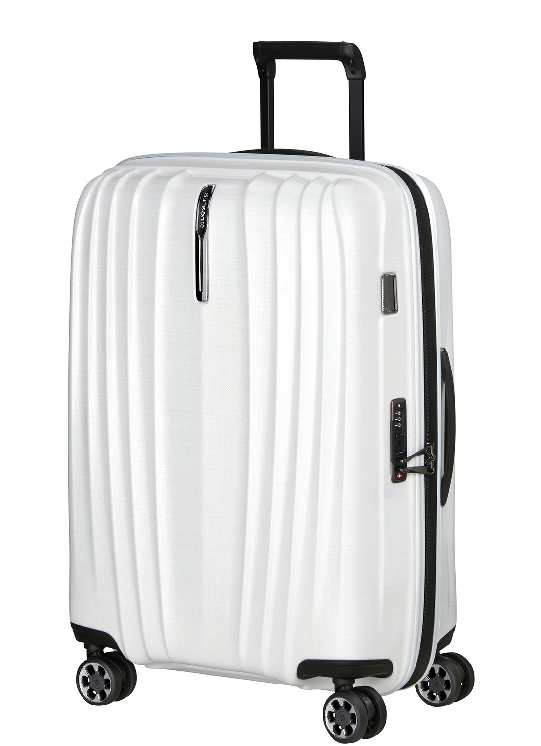 Samsonite Nexis vergrootbare spinner 70 cm - voorkant 6 gebroken wit