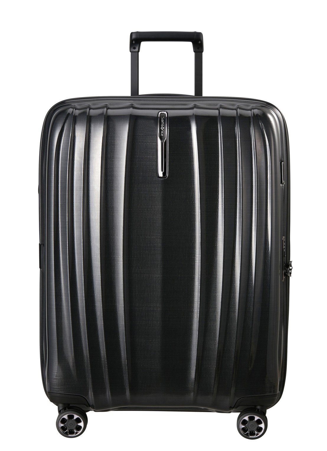 Samsonite Nexis vergrootbare spinner 76 cm - voorkant zwart