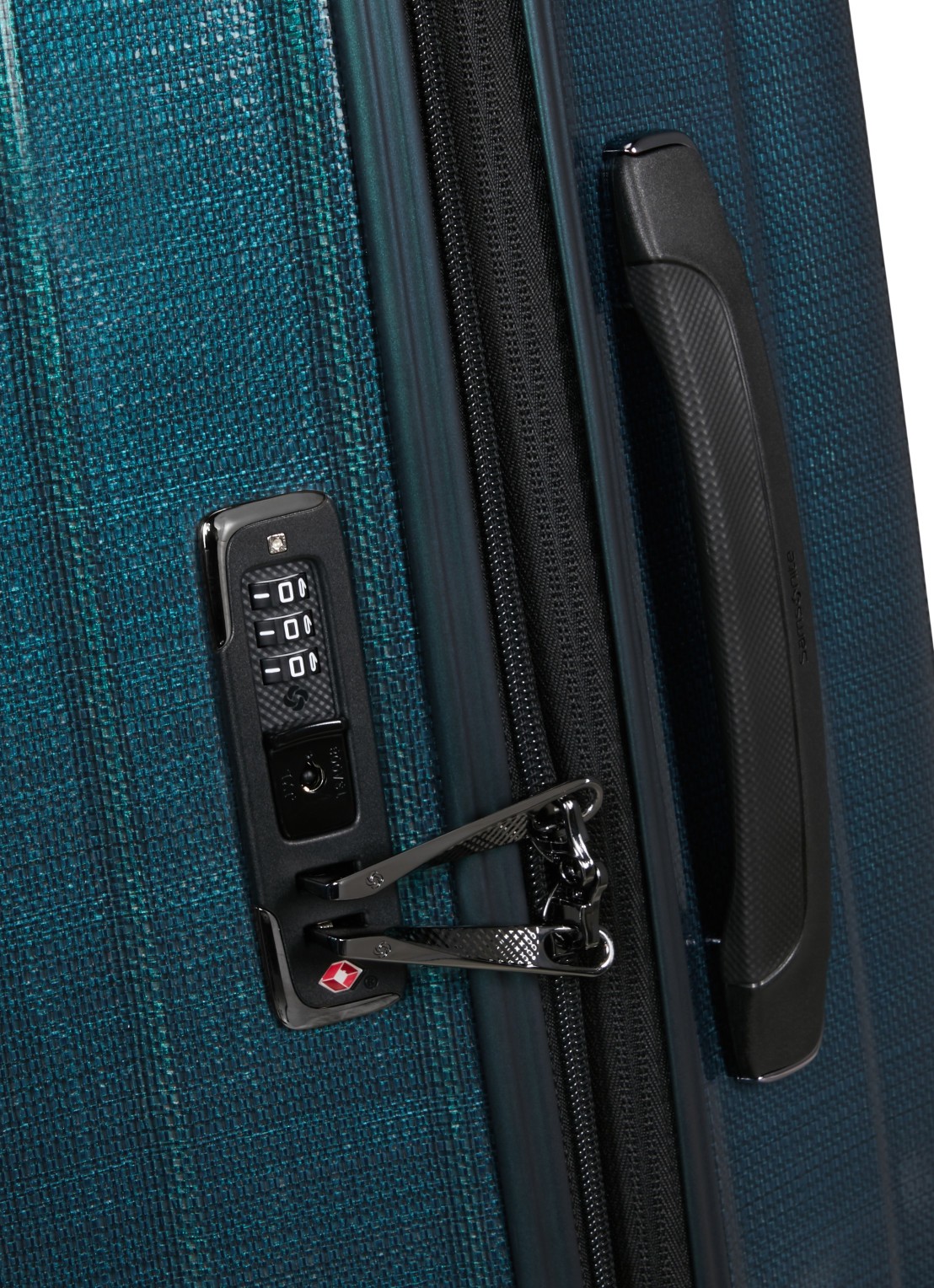 Samsonite Nexis vergrootbare spinner 76 cm - detail 2 petrol