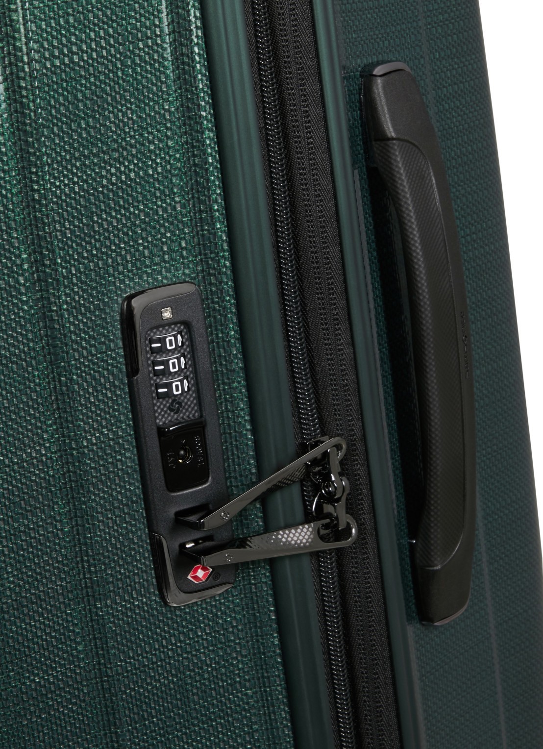 Samsonite Nexis vergrootbare spinner 76 cm - detail 2 donkergroen