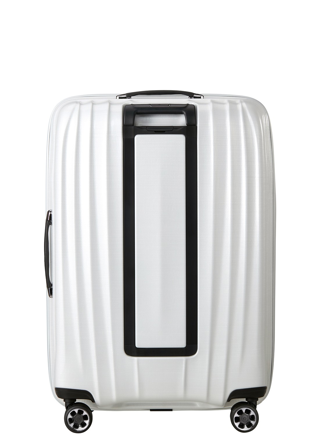 Samsonite Nexis vergrootbare spinner 76 cm - achterkant 3 gebroken wit