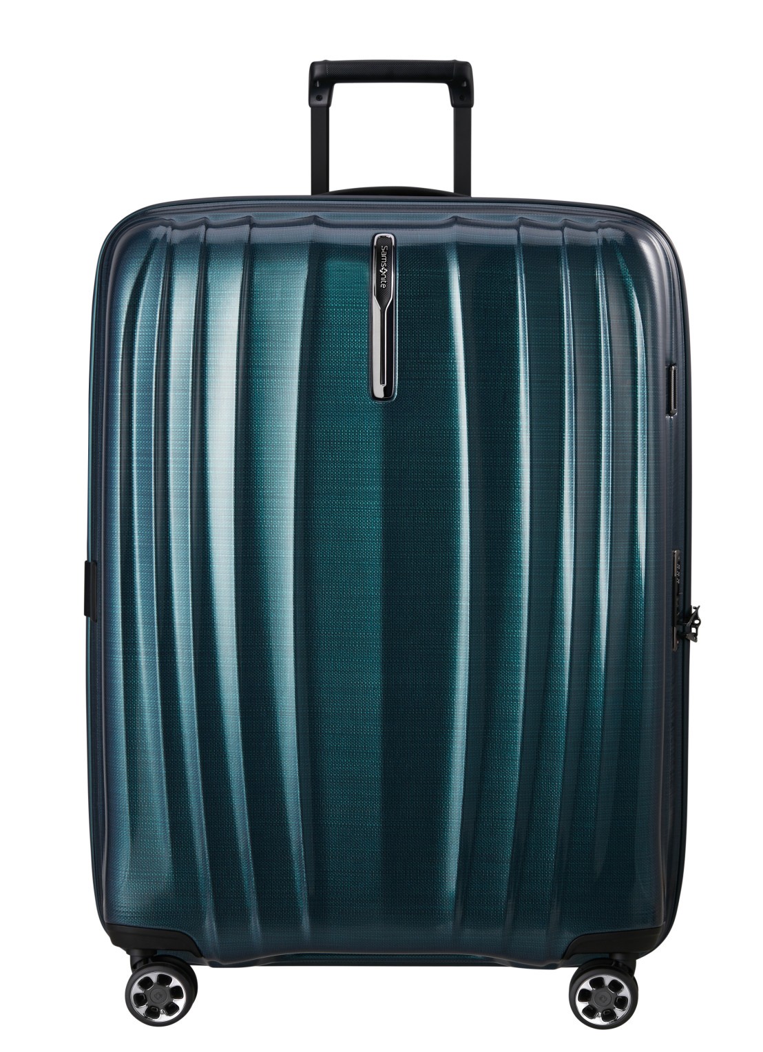 Samsonite Nexis vergrootbare spinner 82 cm - voorkant 3 petrol