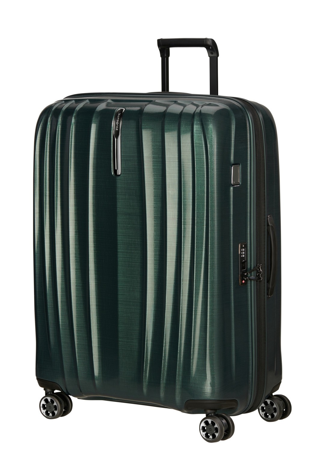 Samsonite Nexis vergrootbare spinner 82 cm - voorkant 4 donkergroen