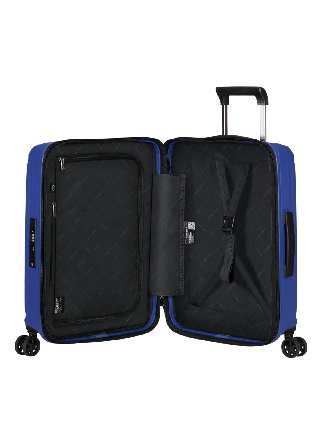 Samsonite Nuon spinner 55 cm - achterkant blauw