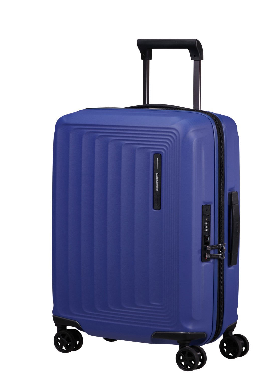 Samsonite Nuon spinner 55 cm - voorkant 5 blauw