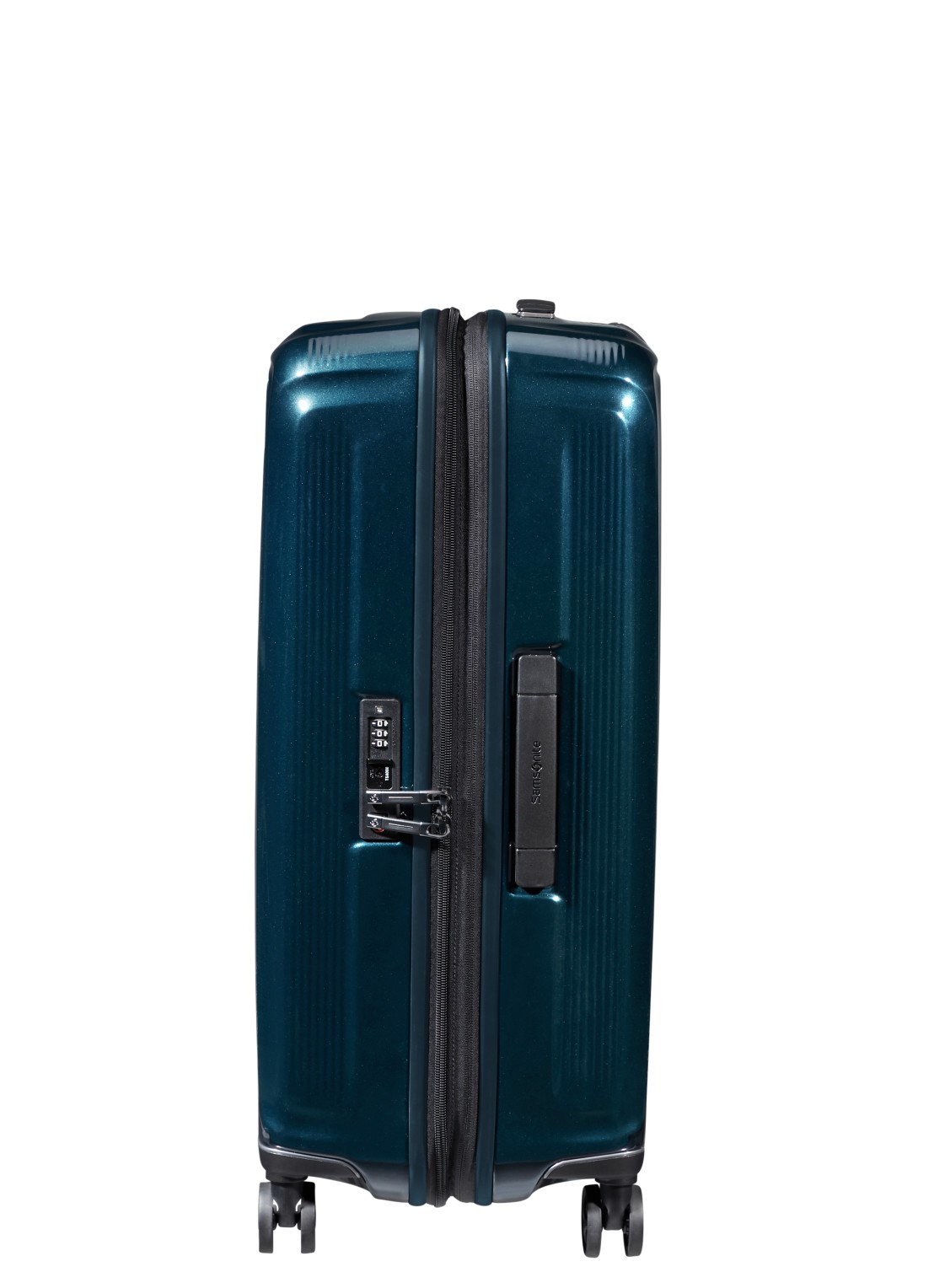 Samsonite Nuon spinner 69 cm - detail donkerblauw