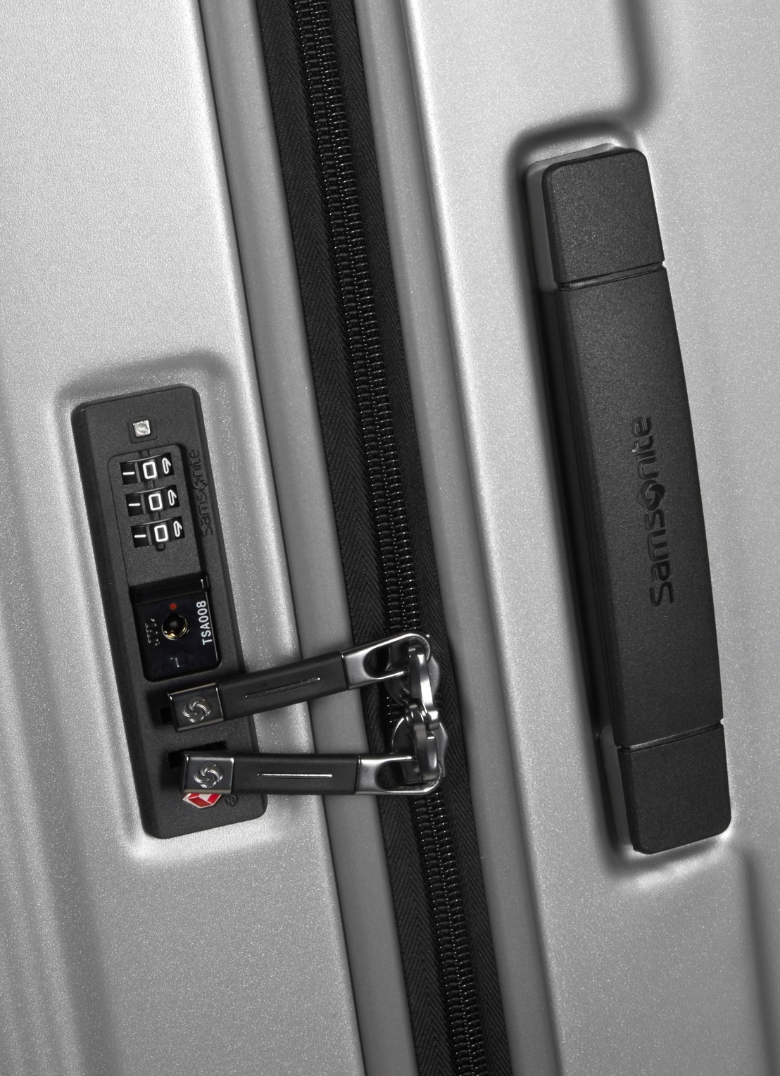 Samsonite Nuon spinner 80 cm - detail 2 matt silver