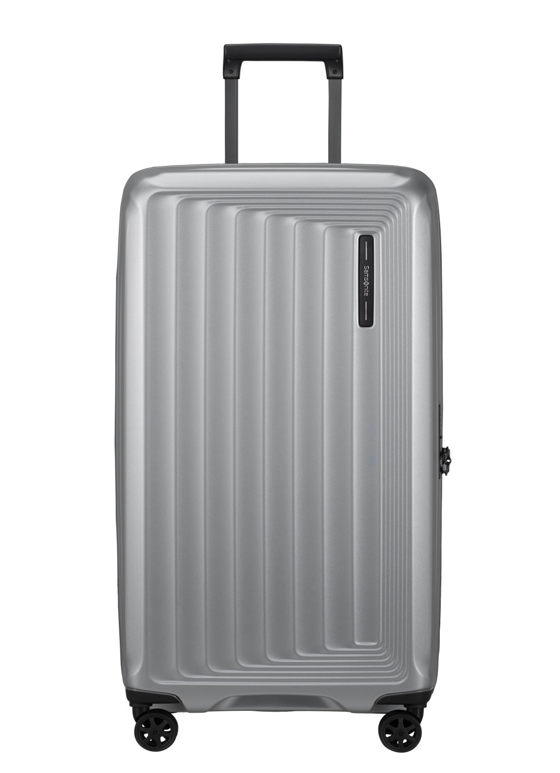 Samsonite Nuon spinner 80 cm - voorkant 3 matt silver