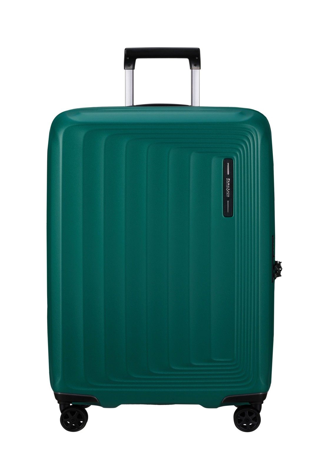 Samsonite Nuon vergrootbare spinner 69 cm - voorkant donkergroen