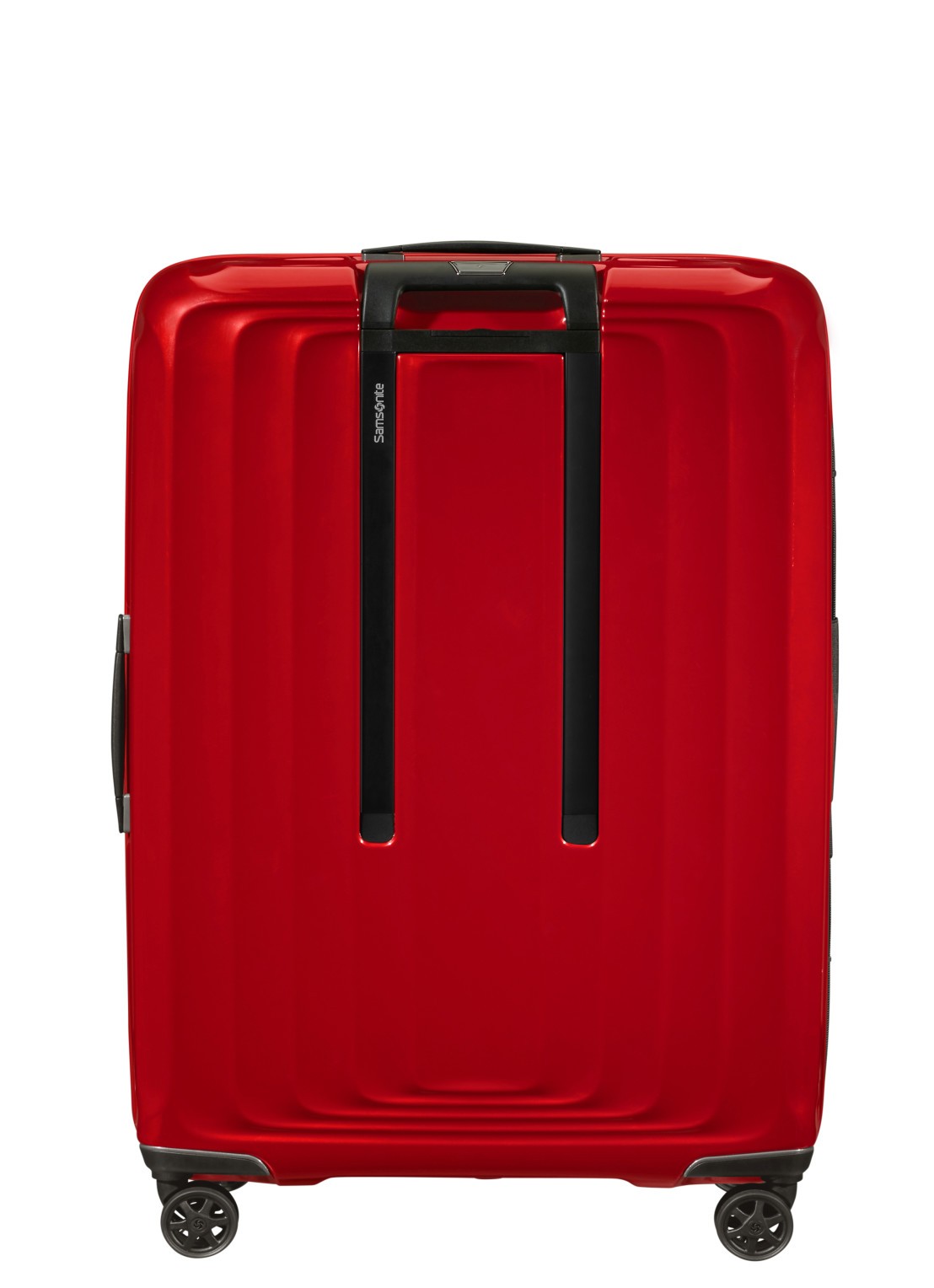 Samsonite Nuon vergrootbare spinner 75 cm - achterkant metallic red