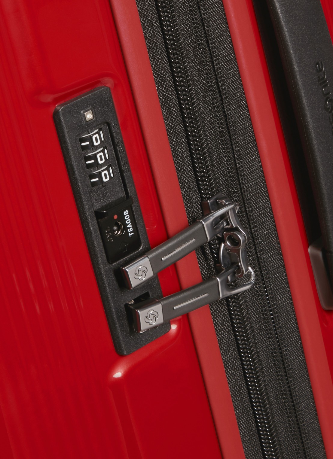 Samsonite Nuon vergrootbare spinner 75 cm - detail 4 metallic red