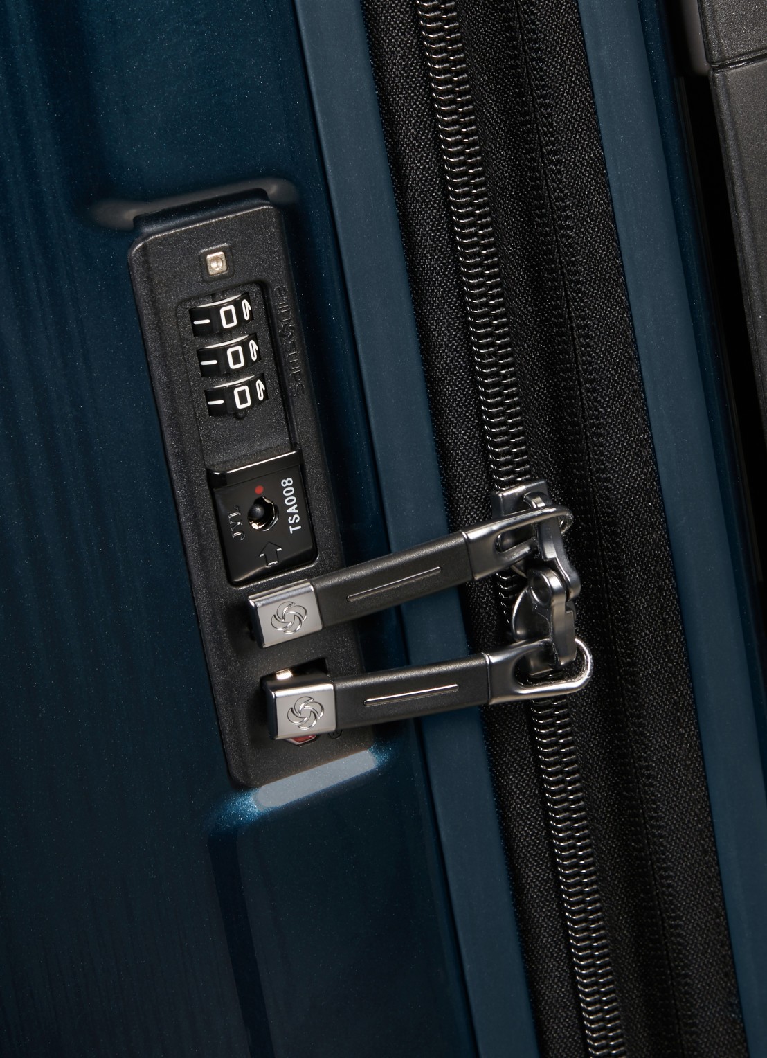Samsonite Nuon vergrootbare spinner 75 cm - detail 6 donkerblauw