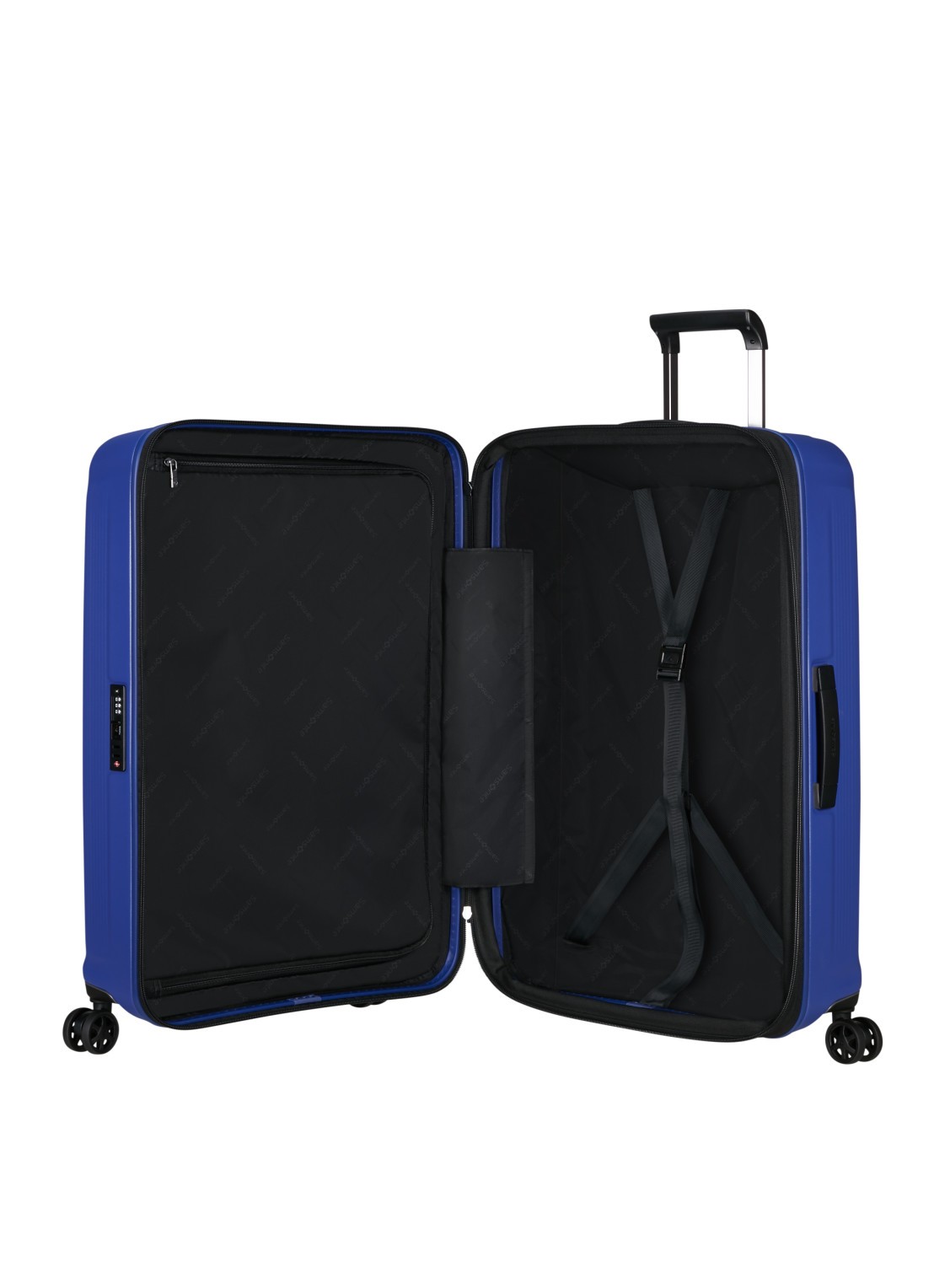 Samsonite Nuon vergrootbare spinner 75 cm - detail blauw