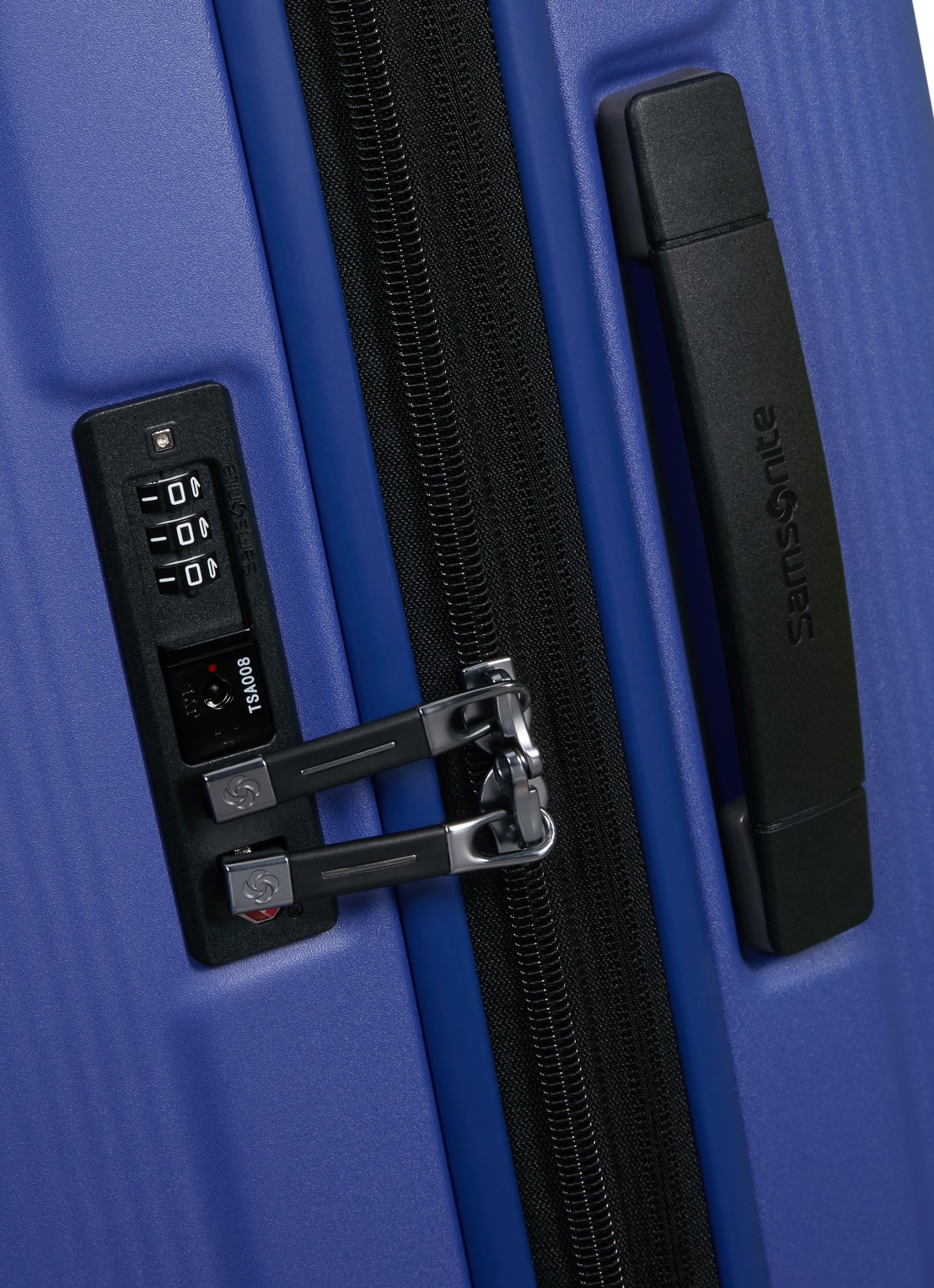 Samsonite Nuon vergrootbare spinner 75 cm - detail 2 blauw