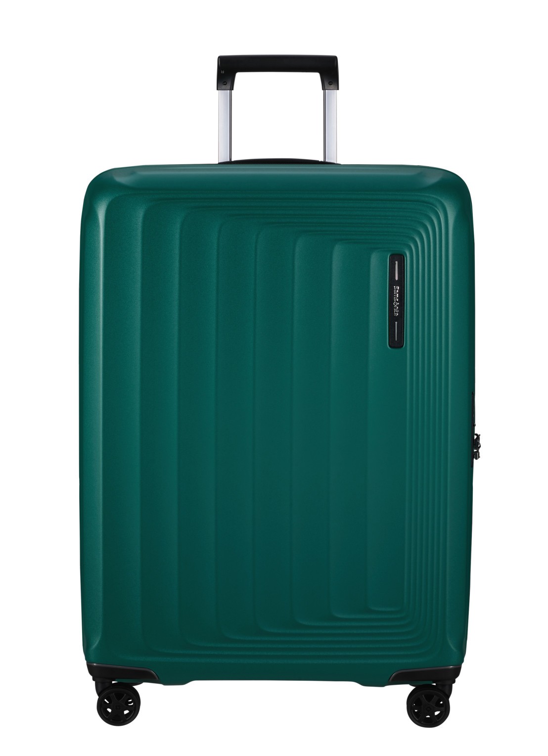 Samsonite Nuon vergrootbare spinner 75 cm - voorkant 3 groen