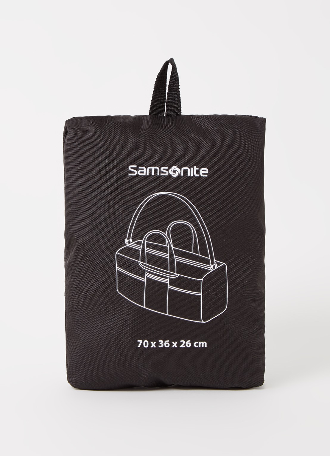 Samsonite Opvouwbare weekendtas met afneembare schouderriem - detail 2 zwart