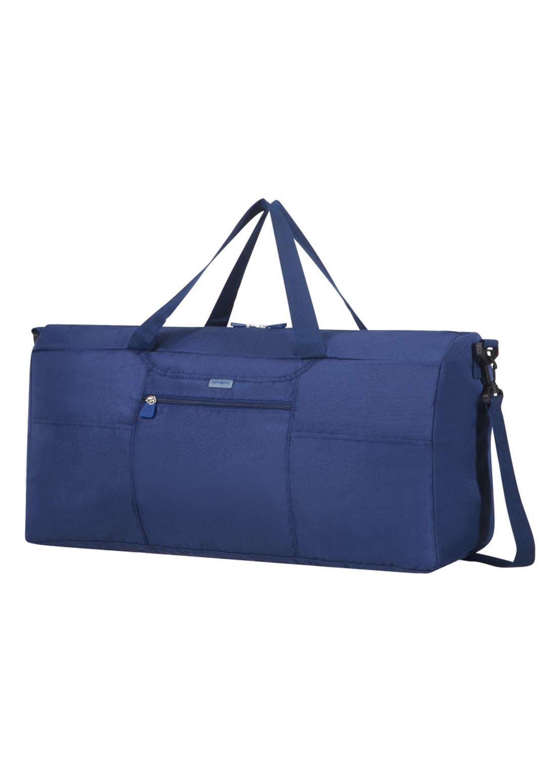 Samsonite Opvouwbare weekendtas met afneembare schouderriem - voorkant 2 blauw