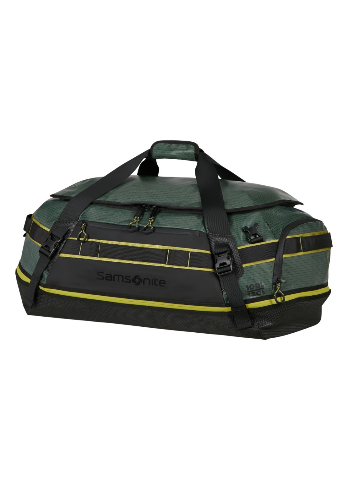 Samsonite Outtrax L weekendtas - voorkant 3 donkergroen