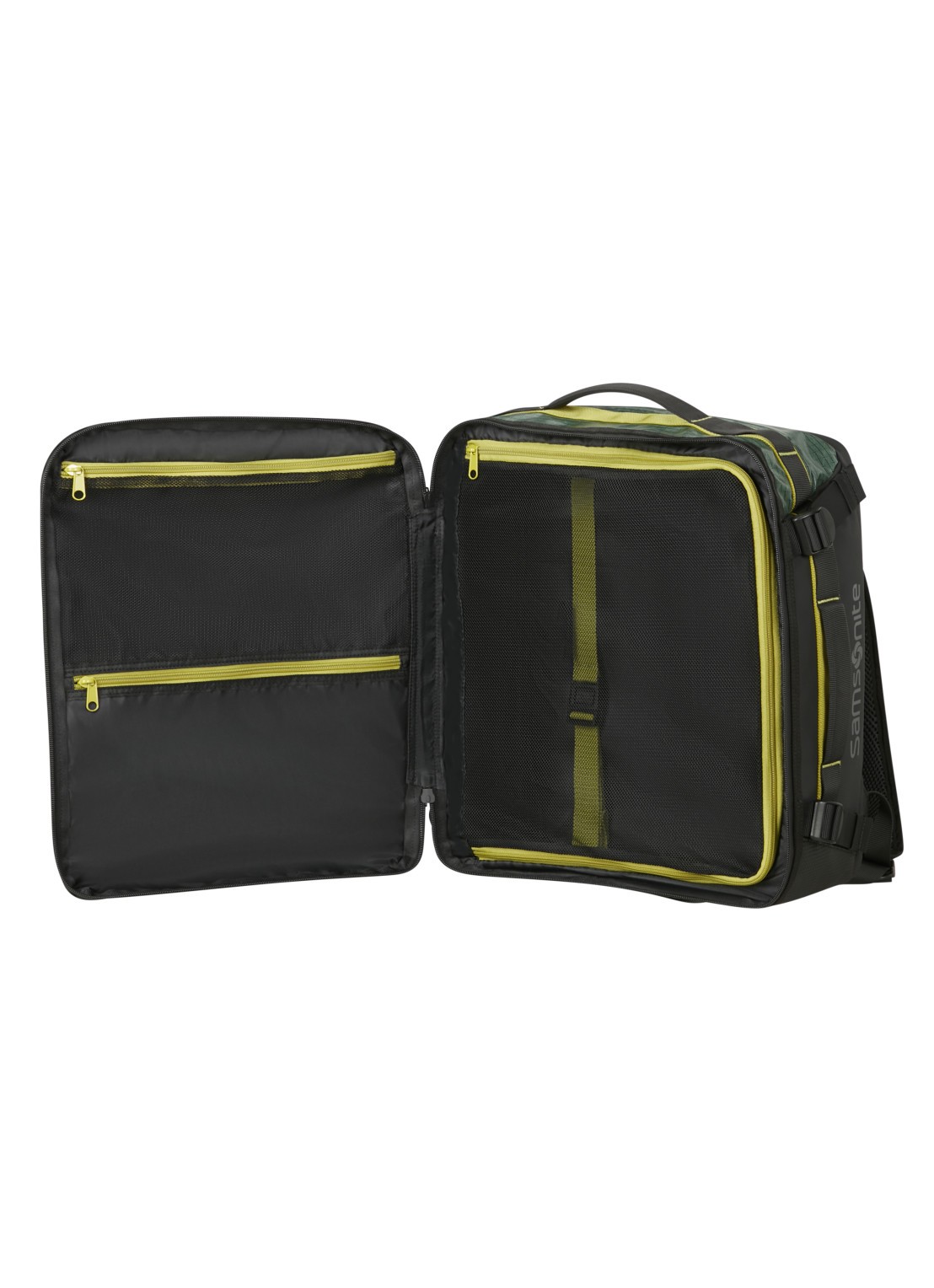 Samsonite Outtrax M rugzak - achterkant 3 donkergroen