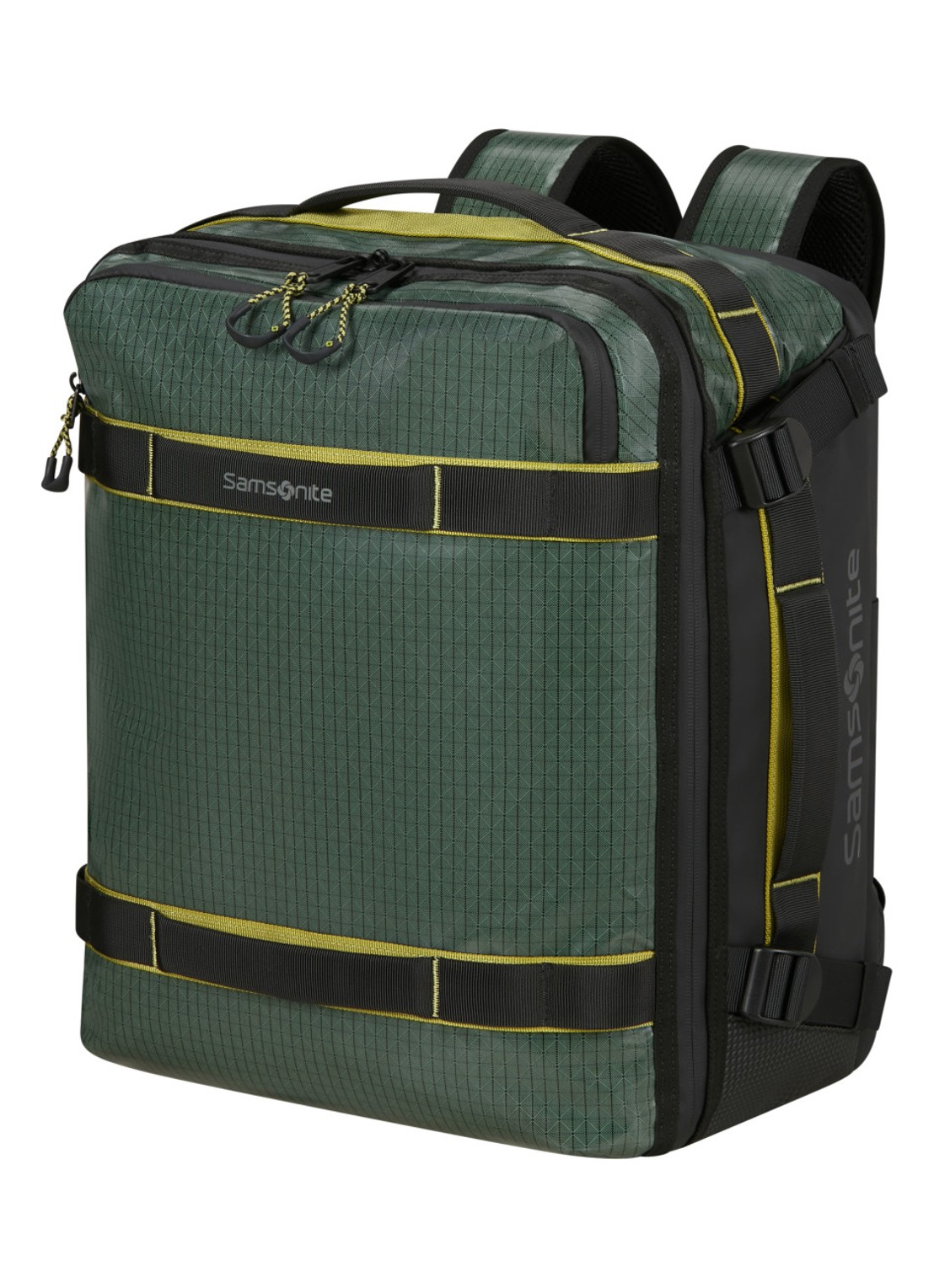 Samsonite Outtrax M rugzak - voorkant 2 donkergroen