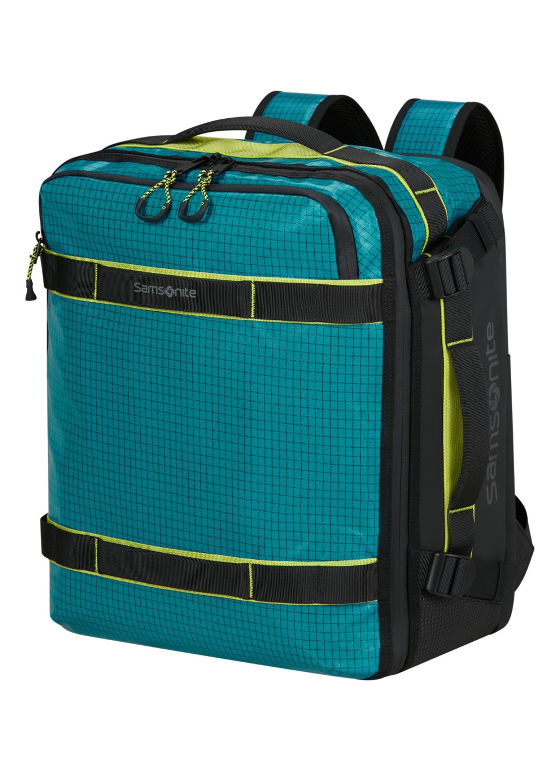 Samsonite Outtrax M rugzak - voorkant 2 zeegroen