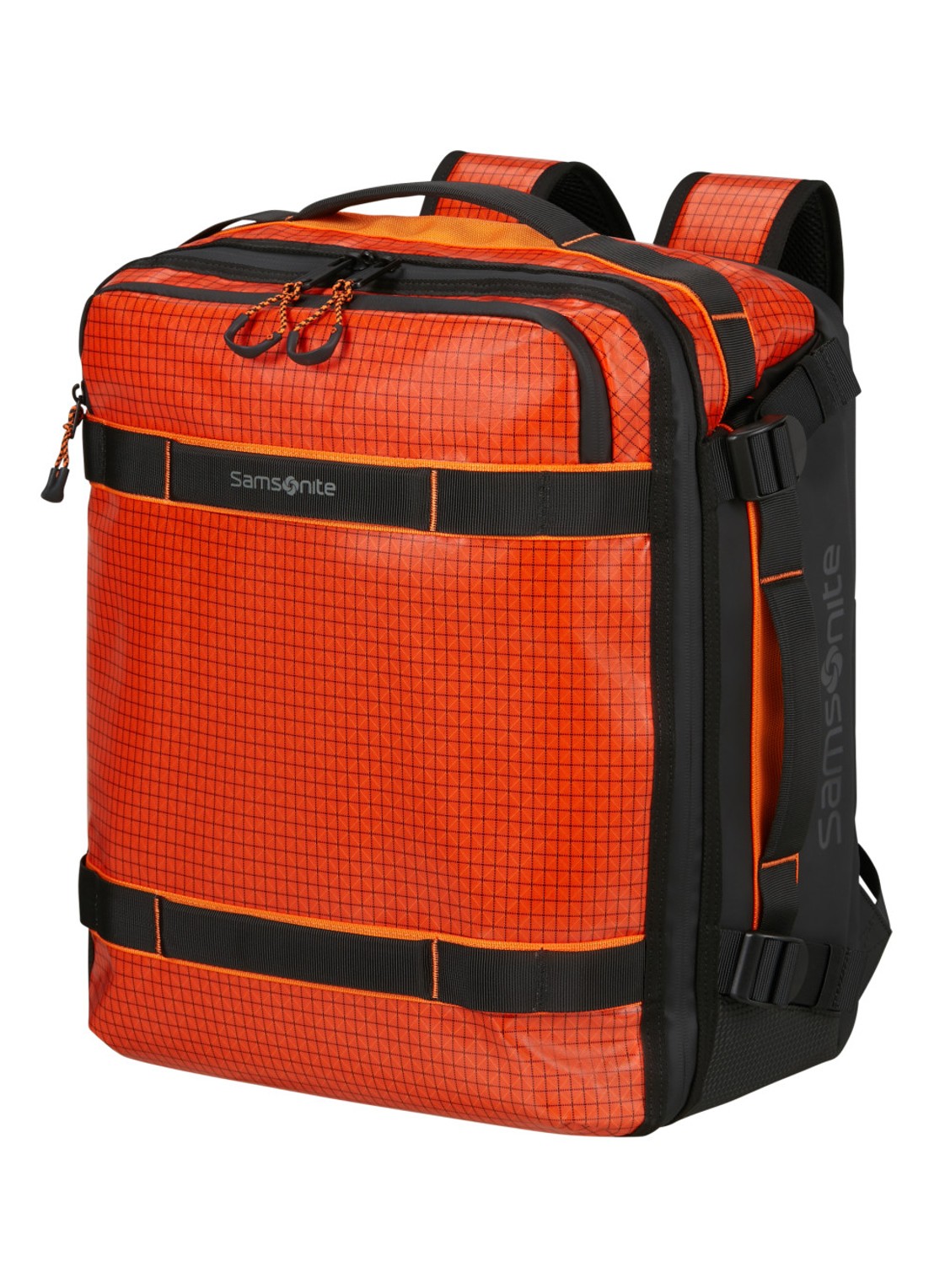 Samsonite Outtrax M rugzak - voorkant 3 oranjerood
