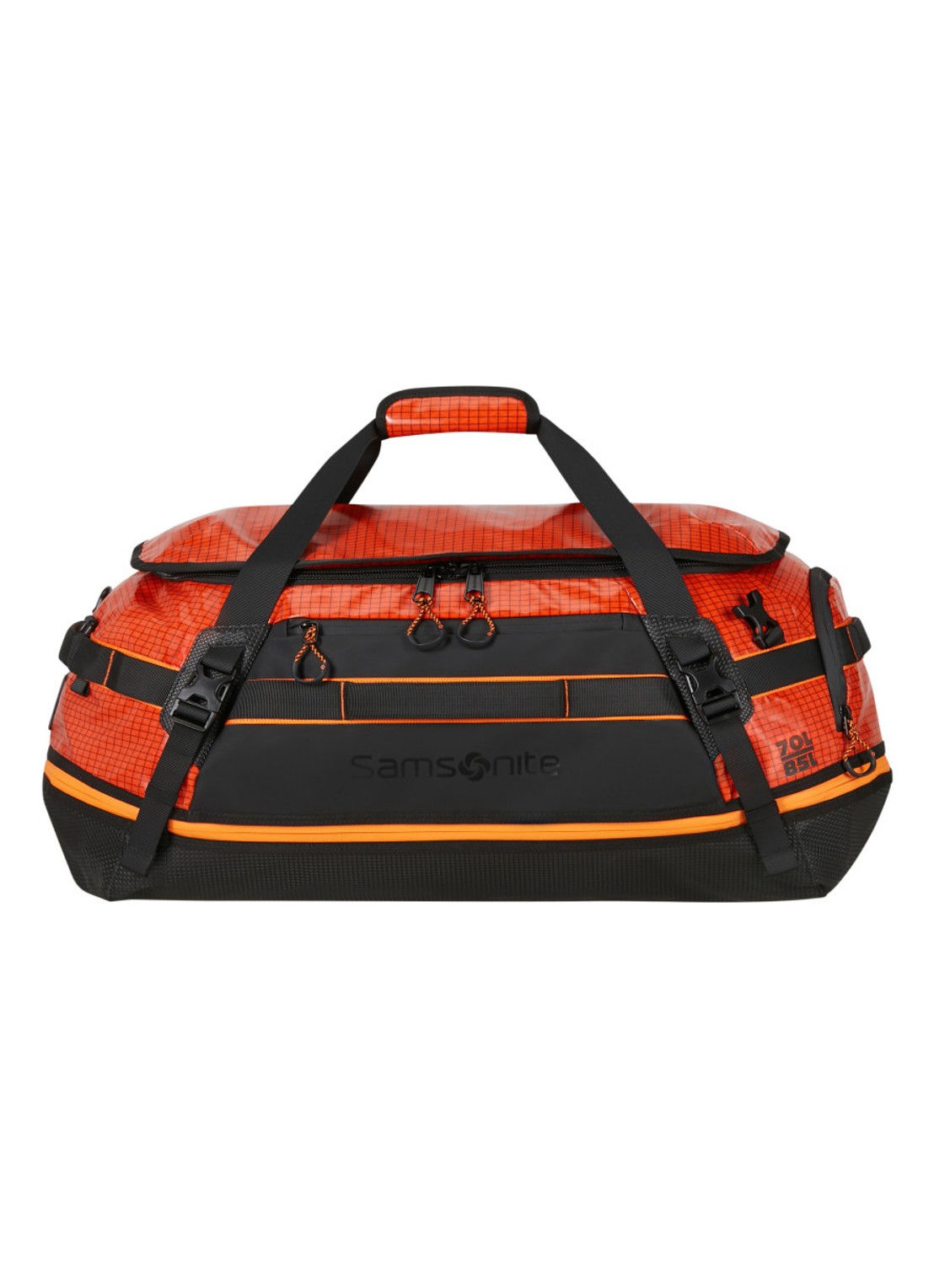 Samsonite Outtrax M weekendtas - voorkant 2 oranjerood