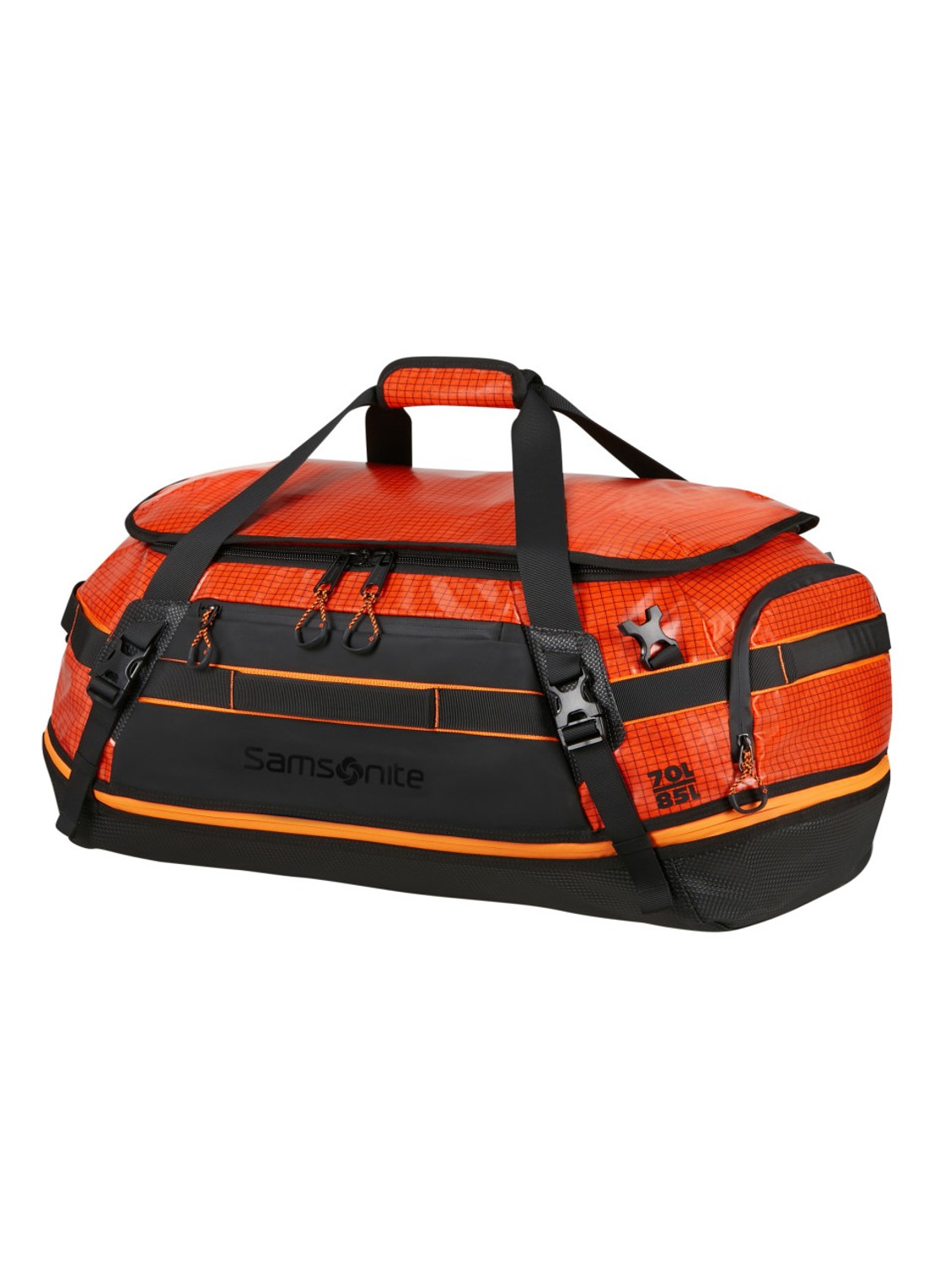 Samsonite Outtrax M weekendtas - voorkant 3 oranjerood