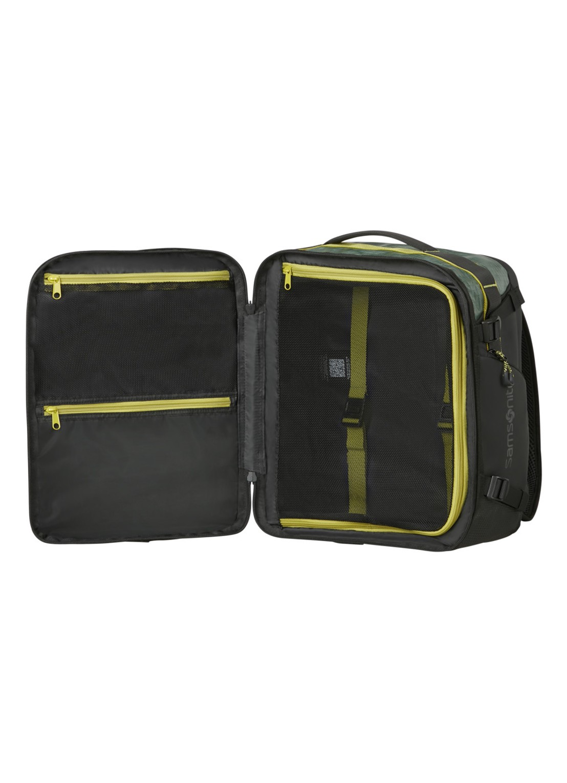 Samsonite Outtrax S rugzak - achterkant 2 donkergroen