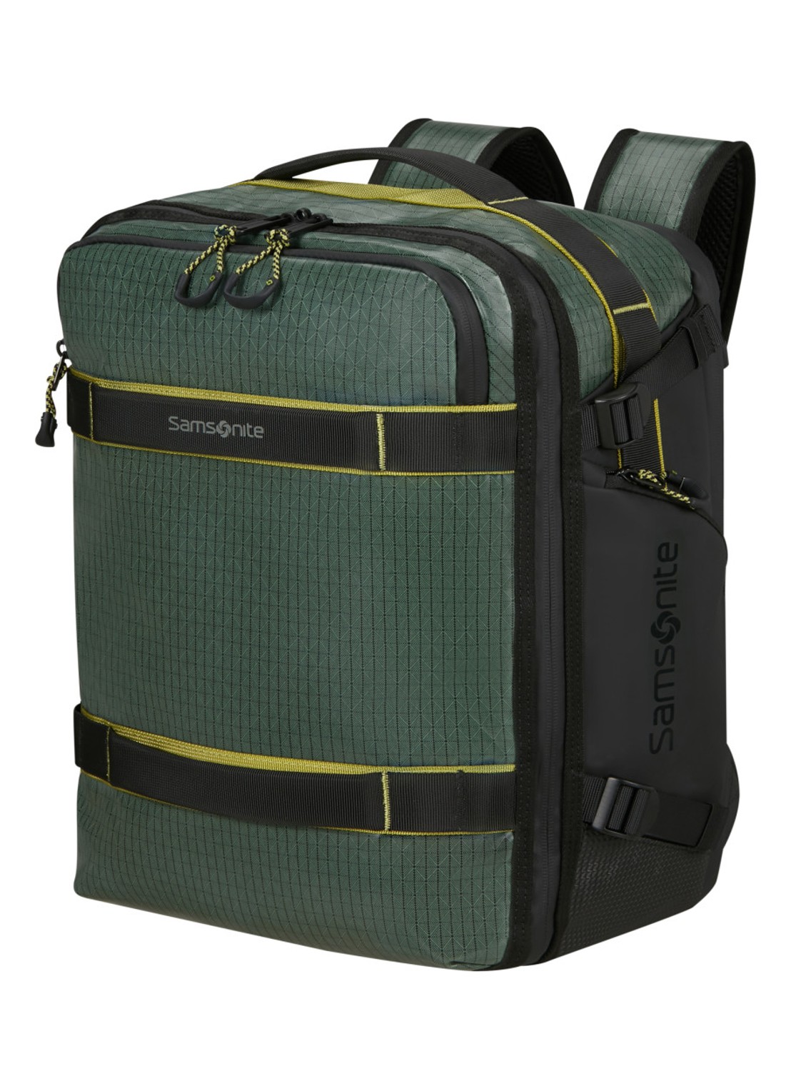 Samsonite Outtrax S rugzak - voorkant 4 donkergroen