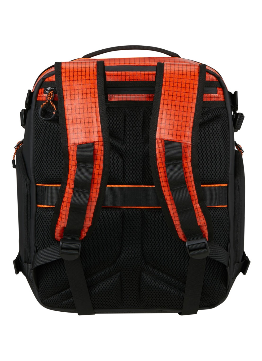 Samsonite Outtrax S rugzak - achterkant 3 oranjerood