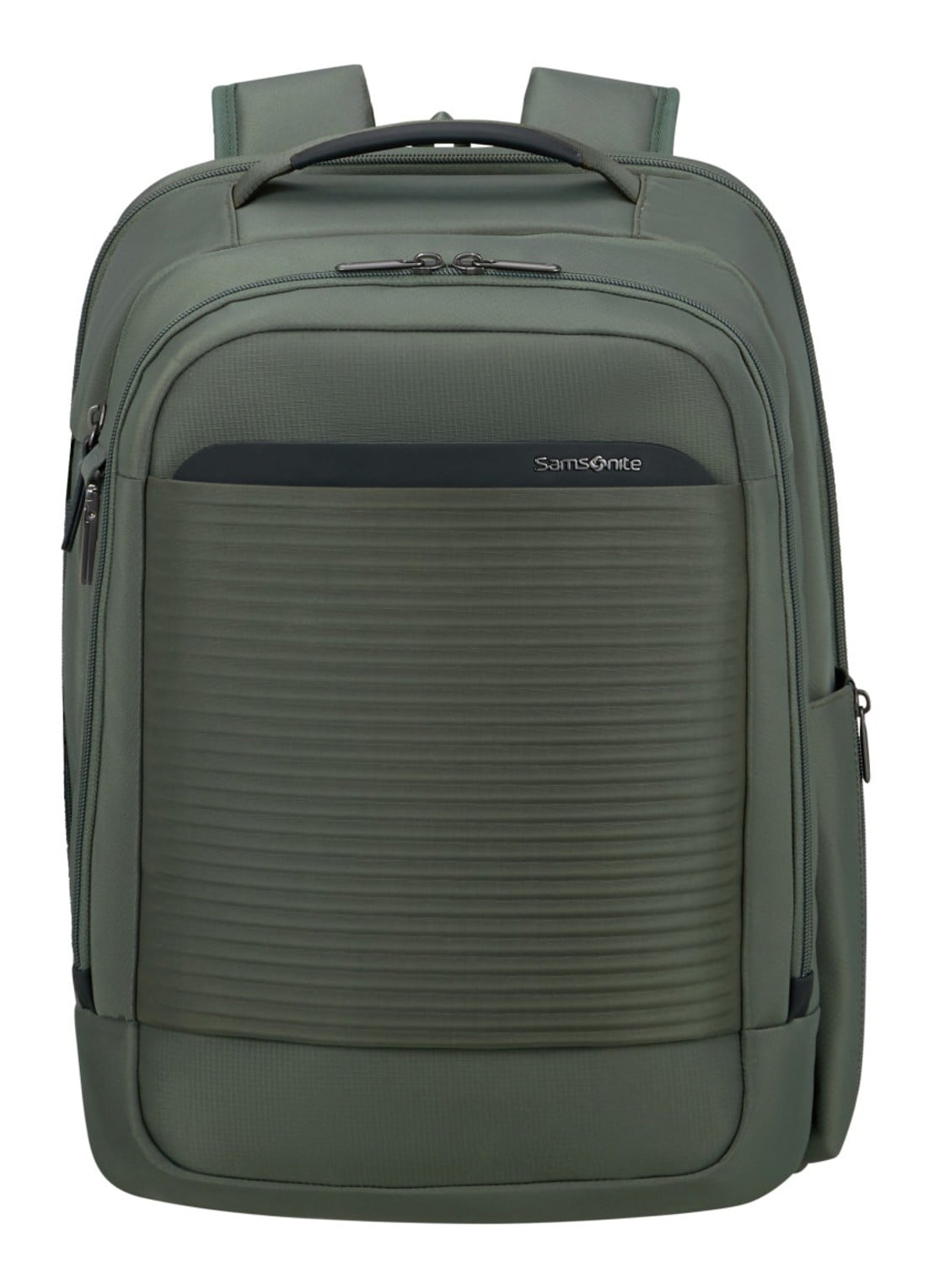 Samsonite Paralux BT 2-1 rugzak - voorkant 2 olijfgroen