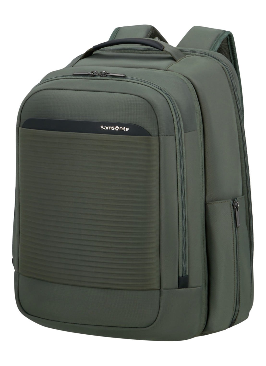 Samsonite Paralux BT 2-1 rugzak - voorkant 3 olijfgroen
