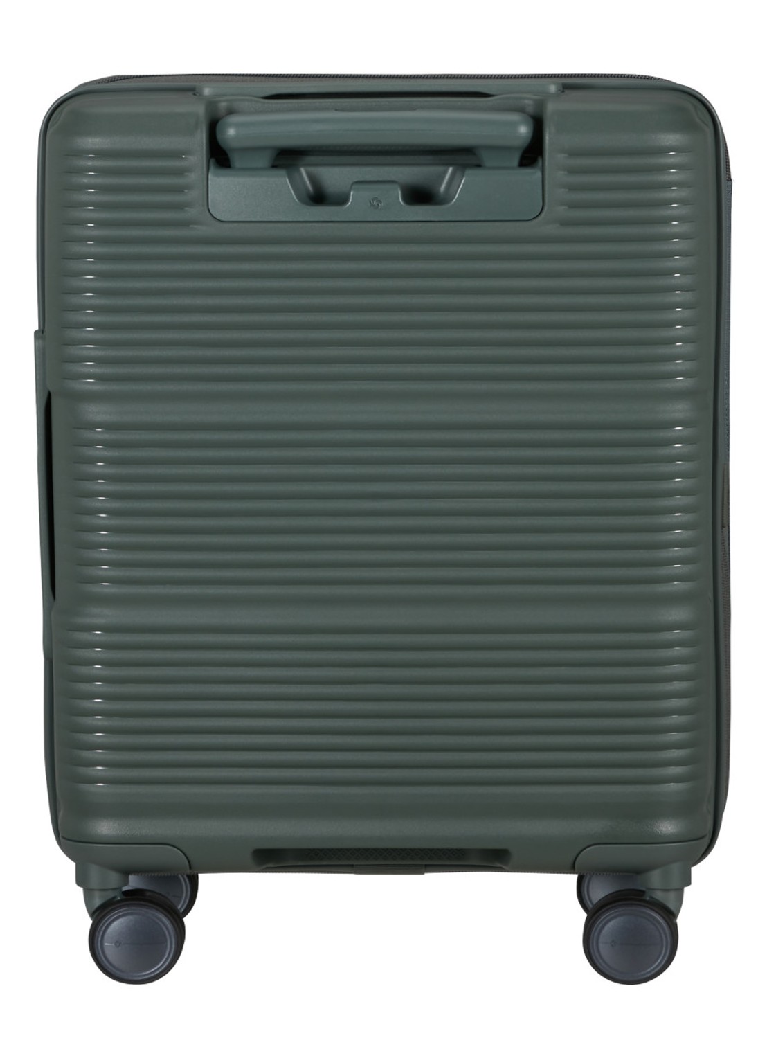Samsonite Paralux vergrootbare spinner 55 cm - achterkant 4 olijfgroen