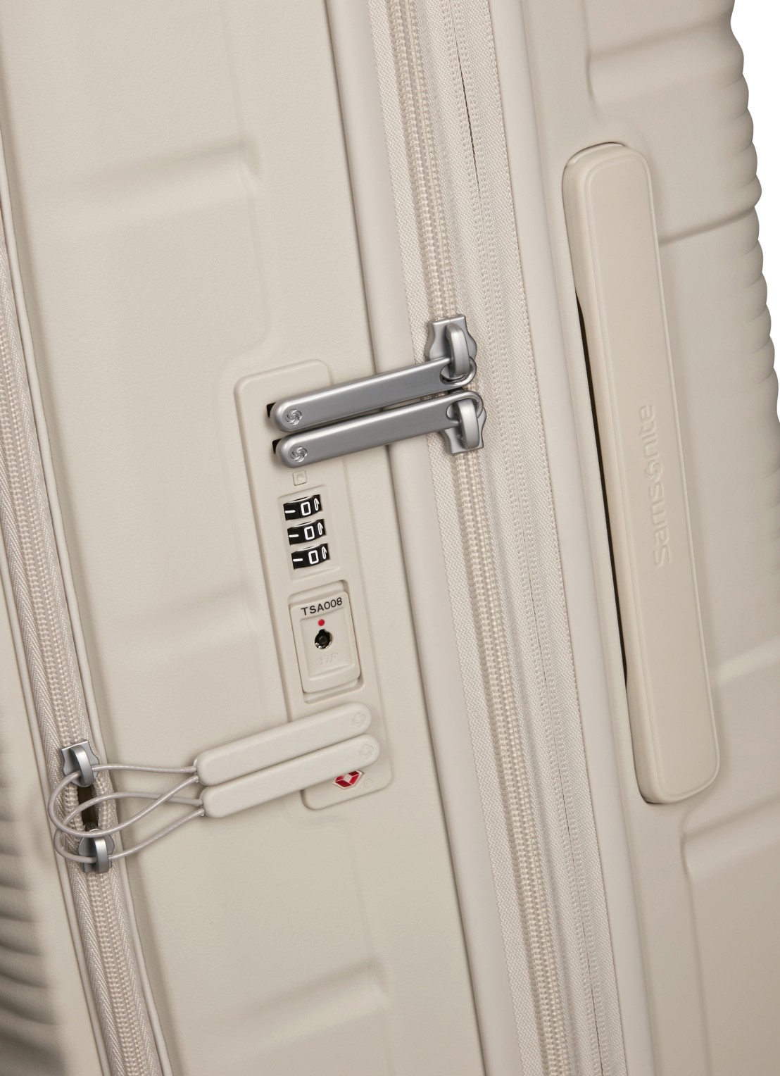 Samsonite Paralux vergrootbare spinner 75 cm - detail grijs