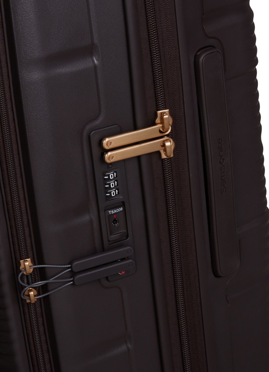 Samsonite Paralux vergrootbare spinner 75 cm - detail bruin